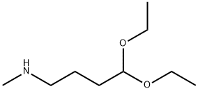 4,4 二乙氧基-N-甲基-1- 丁胺 结构式