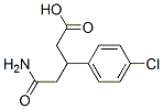 3-(4-氯苯基)戊二酸单酰胺 结构式