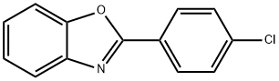 2-(4-氯苯基)苯并恶唑 结构式