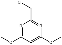 2-(氯甲基)-4,6-二甲氧基嘧啶 结构式