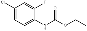 (4-氯-2-氟苯基)-氨基甲酸乙酯 结构式