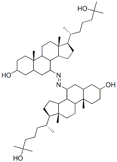 7,7'-azocholestane-25-diol 结构式