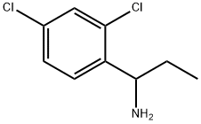 1-(2,4-二氯苯基)丙-1-胺 结构式