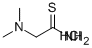 二甲氨基硫代乙酰胺盐酸盐 结构式