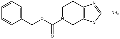 2-氨基-5-CBZ-4,5,6,7-四氢噻唑并[5,4-C]吡啶 结构式