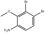 3.4-二溴-O-茴香胺 结构式