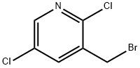 3-(溴甲基)-2,5-二氯吡啶 结构式