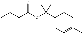 异戊酸松油酯 结构式
