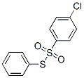 4-Chlorobenzenesulfonothioic acid S-phenyl ester 结构式