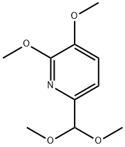 6-(二甲氧基甲基)-2,3-二甲氧基吡啶 结构式