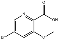 5-溴-3-甲氧基甲酸吡啶 结构式