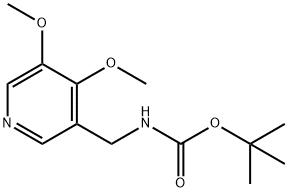 TERT-BUTYL ((4,5-DIMETHOXYPYRIDIN-3-YL)METHYL)CARBAMATE 结构式