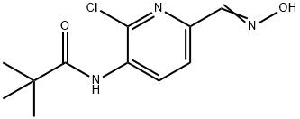 N-(2-Chloro-6-((hydroxyimino)methyl)pyridin-3-yl)-pivalamide 结构式