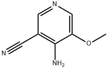 4-氨基-5-甲氧基氰吡啶 结构式