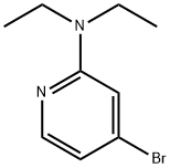 4-溴-N,N-二乙基吡啶-2-胺 结构式