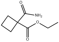 1-甲酰氨基环丁烷羧酸乙酯 结构式