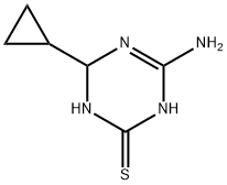 4-amino-6-cyclopropyl-1,6-dihydro-1,3,5-triazine-2-thiol 结构式