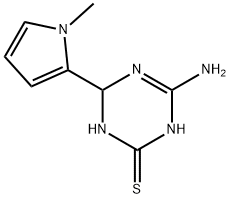 4-amino-6-(1-methyl-1H-pyrrol-2-yl)-1,6-dihydro-1,3,5-triazine-2-thiol 结构式