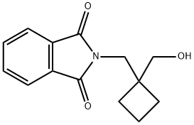 2-{[1-(羟甲基)环丁基]甲基}-1H-异吲哚-1,3(2H)-二酮 结构式