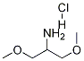 1,3-二甲氧基-2-丙胺盐酸盐 结构式