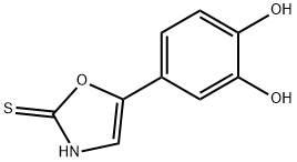 2(3H)-Oxazolethione, 5-(3,4-dihydroxyphenyl)- (9CI) 结构式