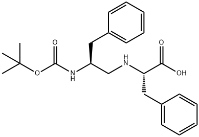 ((S)-2-((叔丁氧基羰基)氨基)-3-苯丙基)-L-苯丙氨酸 结构式