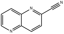 1,5-萘啶-2-甲腈 结构式