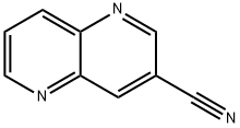 1,5-萘啶-3-甲腈 结构式