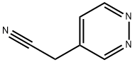 2-(哒嗪-4-基)乙腈 结构式