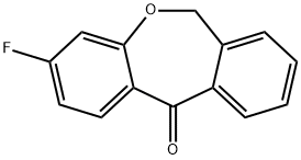 3-氟二苯并[B,E]氧杂卓-11(6H)-酮 结构式