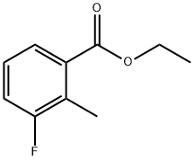 2-甲基-3-氟苯甲酸乙酯 结构式