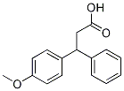 3-(4-甲氧苯基)-3-苯基-丙酸 结构式