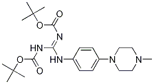 (Z)-tert-butyl (tert-butoxycarbonylaMino)(4-(4-Methylpiperazin-1-yl)phenylaMino)MethylenecarbaMate 结构式