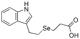 3-[[2-(1H-Indol-3-yl)ethyl]seleno]propionic acid 结构式