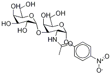 4-Nitrophenyl 2-(Acetamido)-2-deoxy-3-O-α-D-galactopyranosyl-α-D
-galactopyranoside 结构式