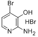 2-氨基-3-羟基-4-溴吡啶溴化氢 结构式