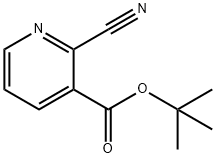 2-氰基烟酸叔丁酯 结构式