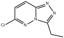 6-氯-3-乙基[1,2,4]三唑并[4,3-B]哒嗪 结构式