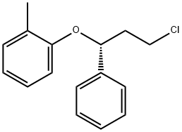 (R)-2-(3-氯-1-苯基丙氧基)甲苯 结构式