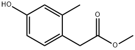 methyl 2-(4-hydroxy-2-methylphenyl)acetate 结构式