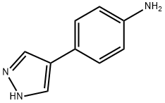 4-(1H-吡唑-4-基)苯胺 结构式