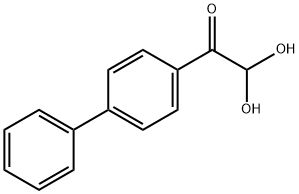 4-BIPHENYLGLYOXAL HYDRATE 结构式