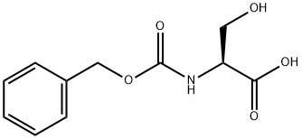 N-CBZ-L-丝氨酸 结构式