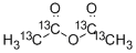乙酸酐-13C4 结构式