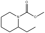 1-Piperidinecarboxylic  acid,  2-ethyl-,  methyl  ester 结构式