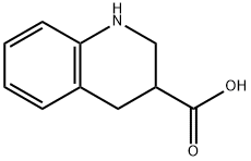 1,2,3,4-四氢喹啉-3-甲酸 结构式
