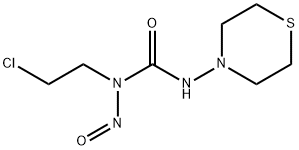 1-(2-chloroethyl)-1-nitroso-3-(4-thiomorpholino)urea 结构式