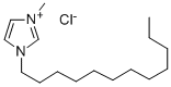 1-十二基-3-甲基咪唑鎓氯化基 结构式