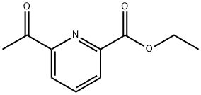 6-乙酰基吡啶-2-甲酸乙酯 结构式