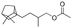 4-(3,3-dimethylbicyclo[2.2.1]hept-2-yl)-2-methylbutyl acetate 结构式
